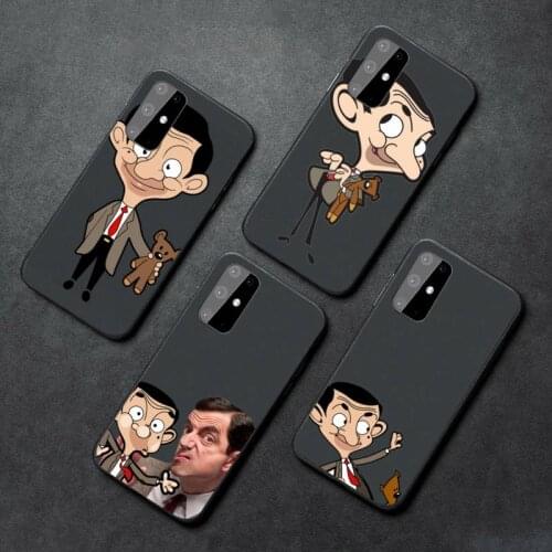 Mr.Bean cute funny cartoon Phone Case For Samsung A21S A32 A51 A52 A71 A50 A12 S10 S20 S21 Plus Fe Ultra