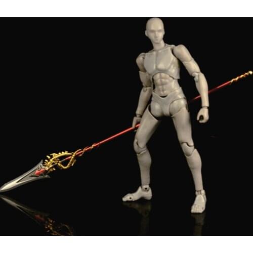 1/12 scale soldier miniature weapon spear gentian gun weapon model for 6‘’action figure body accessories