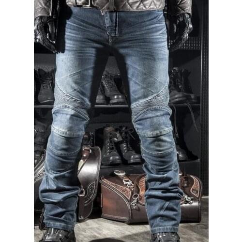 Motorcycle Riding Jeans With 4 X Armor Knee Hip Pads Motocross Racing Pants Motorbike Cycling Trousers Armor Protective Pants