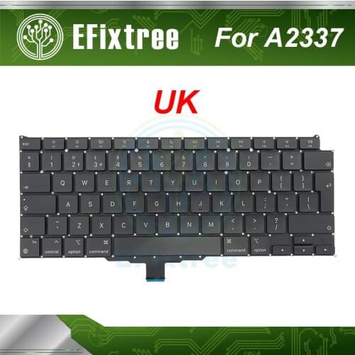 Laptop New Original A2337 Keyboard Spanish SP For Macbook Air Retina 13" M1 EMC 3598 2020