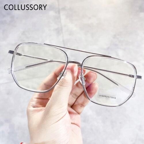 10pcs/lot Bue Light Blocking Glasses Men Women Anti Blue Light Glasses Game Computer Glasses Double Bridge Oversize Irregular