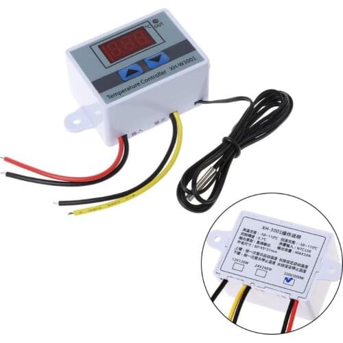 Pet Reptile Thermostat High-precision Temperature Switch Microcomputer Digital Display Hatching Controller 0.1 Degrees