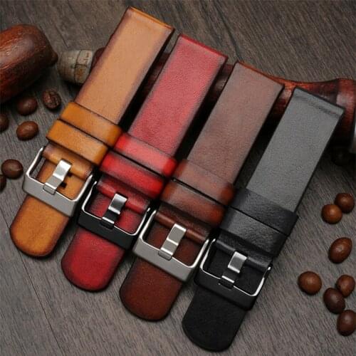 24mm Leather Watch Strap For Suunto 7 Watch Band Suunto 9 /Brao Watchband Spartan Watch Band Leather Suunto Traverse Strap Belt