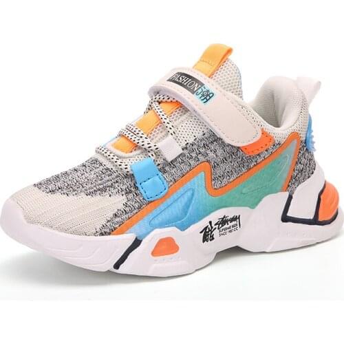 Sport Boys Sneakers Children Shoes For Boys Shoes Kids Sneakers Girls Shoes Breathable Mesh Rubber Running Footwear Fashion 2020