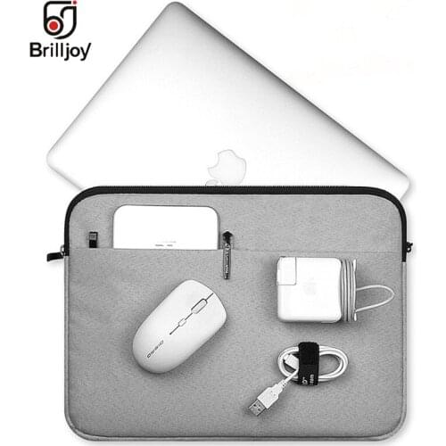 New clutch bag Laptop Bag For Macbook 11 12 13 14 15 15.6 inch Laptop Sleeve Case PC Tablet Case Cover for Xiaomi Air HP Dell