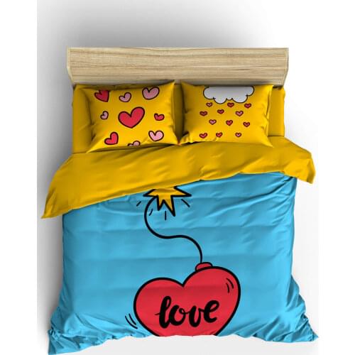 In Love Double Personality Duvet cover set