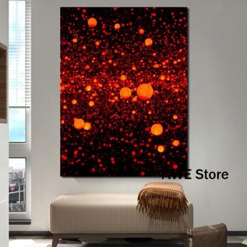 Yayoies Kusamaor Infinity Mirrors HD Wallpaper Canvas Posters Prints Wall Art Painting Decorative Picture Modern Home Decoration