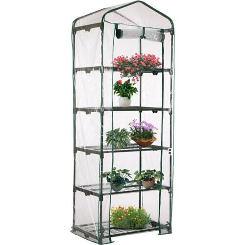 1PC Corrosion-resistant Plant Flowers Cover PVC Greenhouse Cover Waterproof Anti-UV Gardening Protect Plants Without Iron Frame