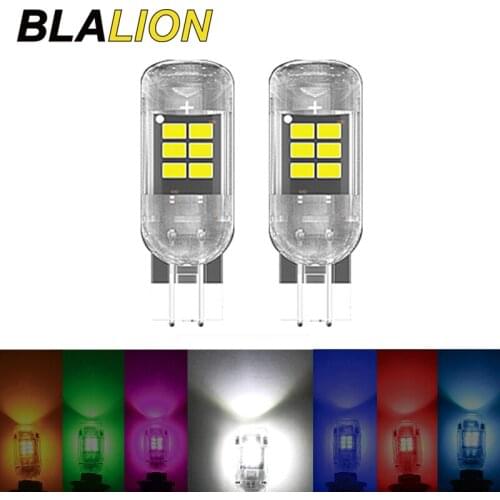 2Pcs W5W LED T10 Led Bulb 194 Canbus No Error 15SMD Car Signal Light Clearance License Plate Lamp 6000K White 12V Interior Light