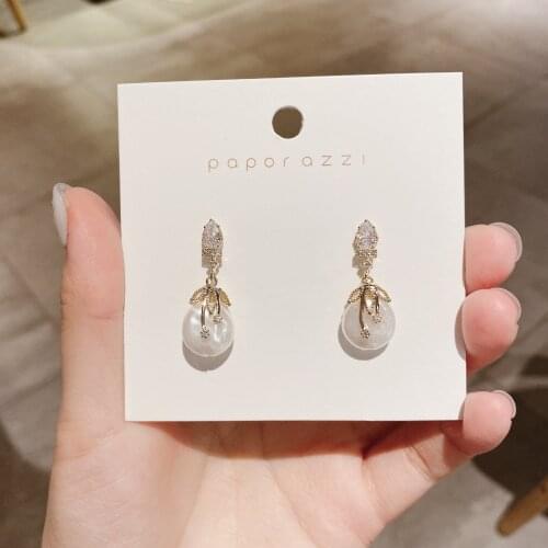 2020 New Gold Plated Korean Fashion Earrings S925 Sterling Needle Personality Earrings For The New Year