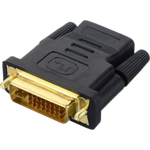 DVI Male Converter DVI To HDMI-1920*1080P Resolution Support For Computer Display Screen Projector Tv DVI Adapter HDMI-adapter