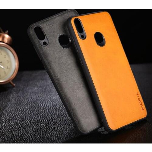 Case for huawei honor 8c funda Luxury Vintage leather with soft phone cover for huawei honor 8c case coque capa hoesje