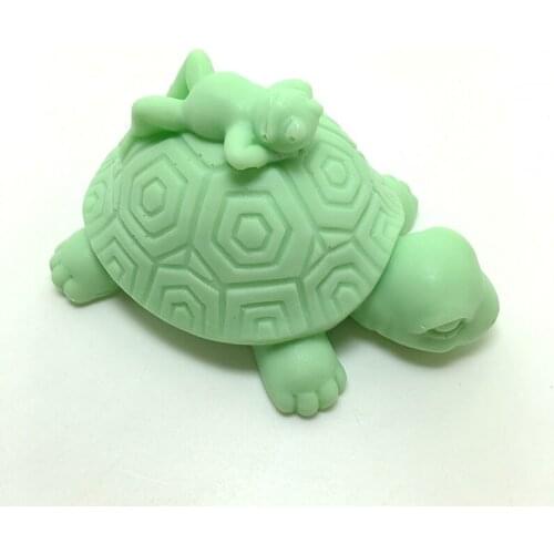 AL025 Turtle Frog shape silicone mold Handmade Soap Clay craft mold DIY decoration tools