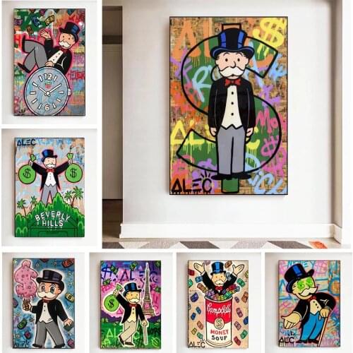 Graffiti Art Canvas Painting Street Pop Art Posters and Prints Cuadros Wall Art Picture for Living Room Home Decoration Unframed