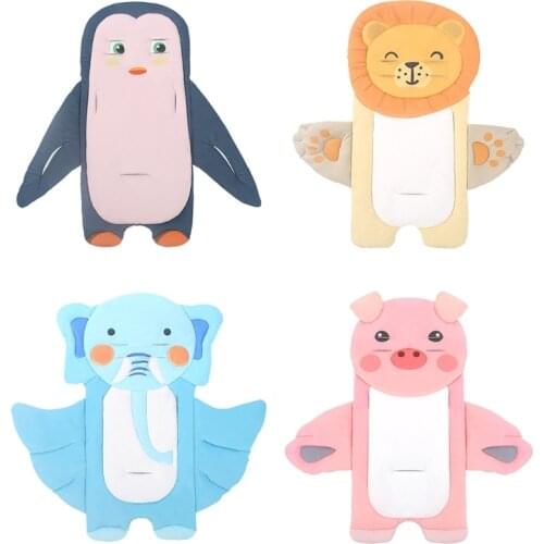 L41D Universal Baby Stroller Cartoon Animal Seat Cushion Liner Mat Feeding Highchair Newborn Pram Pushchair Pad Cover