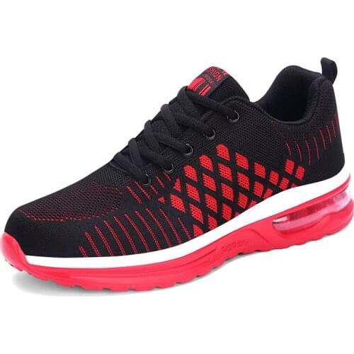 Men Sneakers Air Cushion Outdoor Walking Shoes Mesh Breathable Sport Running Shoes Low Top Soft Casual Sneakers Size 39-45