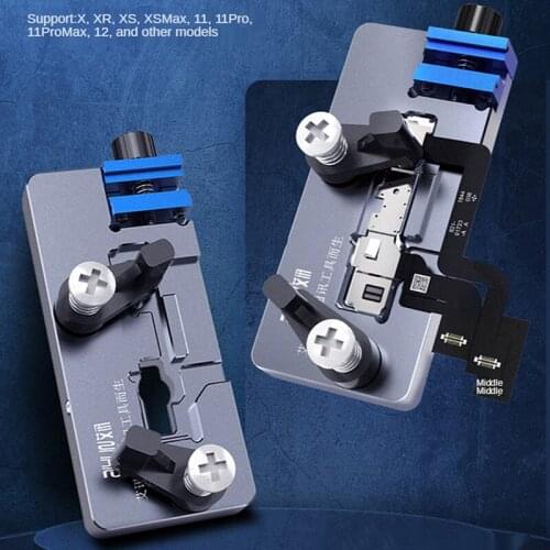 JC AIXUN Face Dot Matrix Camera Fixture 6in1 for iphone X XR XS XSMAX 11 11PRO MAX Flat cable repairing clamping