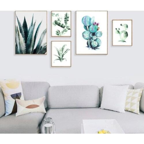 Nordic Modern Tropical Plant Decorative Painting Living Room Studio Bedroom High Definition Picture Canvas Painting Art Paris