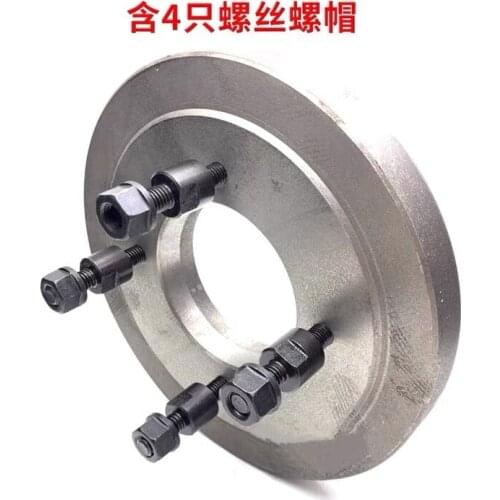 C5 160 C6 200 C6 Lathe Threejaw Chuck C-type Flange Plate Connection Over Plate Screw