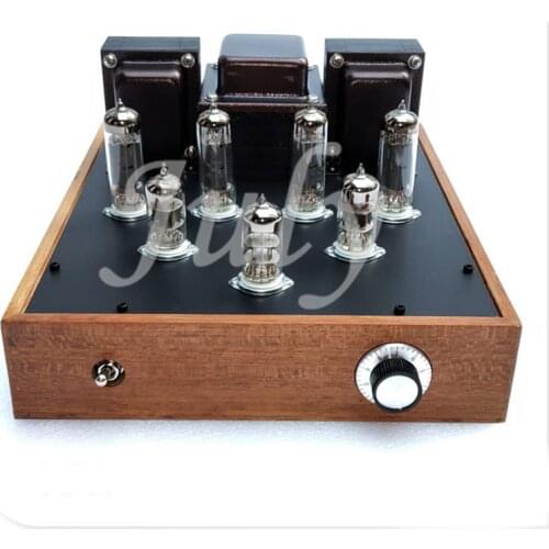 6P14 Push-Pull Tube Amplifier Amplifier 15W * 2 Log Box Three-Segment Equalization, Frequency Response: 35HZ-20KHZ (-4DB)