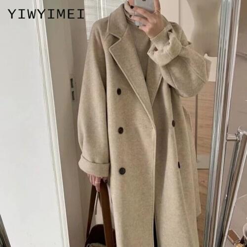 YIWYIMEI Womens Black Coats