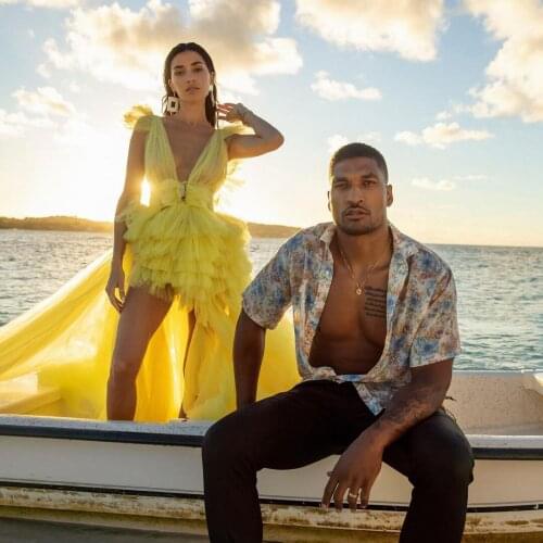 Custom Made Yellow Tulle Dresses V Neck Sleeveless Hi Low Ruffles With Long Train Women Party Formal Gowns