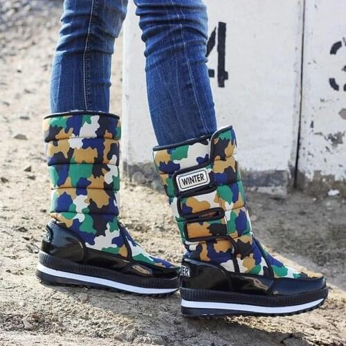 Snow boots Women 2021 winter boots women waterproof shoes non-slip Platform boots women shoes bottes femme booties Botas Mujer