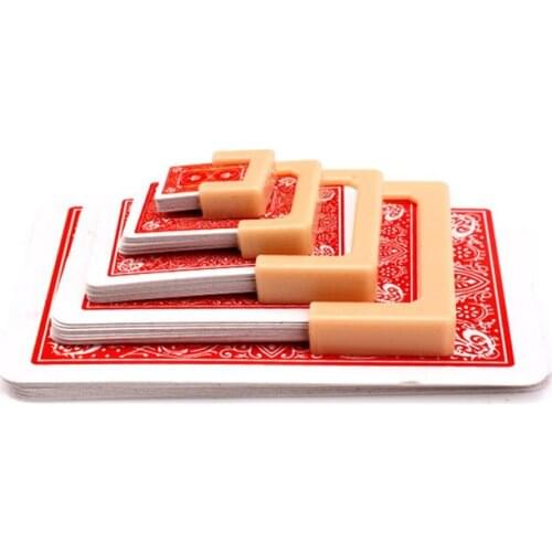 1 Set Shrinking Cards Magic Tricks Big To Small Card Professional Magician Close Up Gimmicks Illusion Props Mentalism Trick