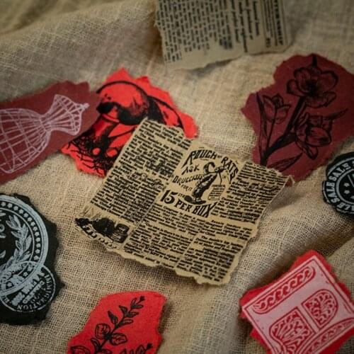 15pcs Retro Sticker Ancient Diary memo sticker Scrapbooking stickers Planner Paper Stick Children Sticker