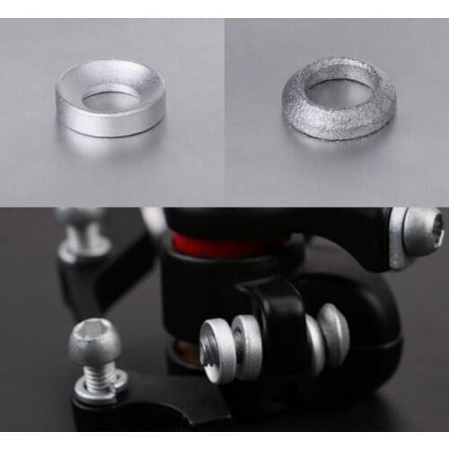 2 Pcs Bicycle Brake Caliper Spacer Joint Washer Aluminum Mountain Bike Accessory
