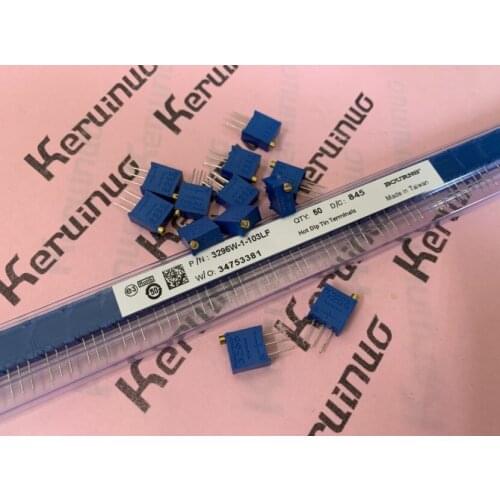 50pcs/Lot 3296W-1-253LF BOURNS 3296W-1 3296 3296W 25Kohms 0.5W 1/2W riginal factory Multi turn precision adjustable resistance
