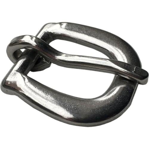 50PCS/Lot Stainless Steel Pin Buckle Heel Buckle Wholesale Price Inside Width 20mm W019
