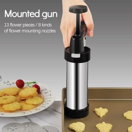 Household Stainless Steel Cookie Maker Cake Butter Decorator Biscuit Maker DIY Decorating Gun Cookie Tools Biscuit machine