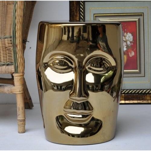 Jingdezhen Antique home drum porcelain garden stool High Temperatured Glazed ceramic chinese stool