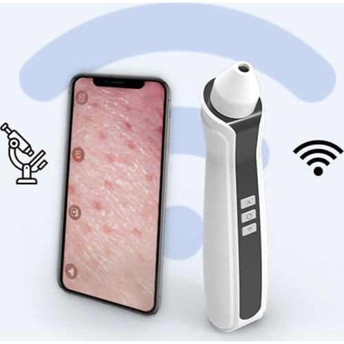 Electric Facial Pore Cleaner Set Nose Blackhead Comedone Suction Extractor Instrument WiFi Blackhead Vacuum Remover Tool Kit
