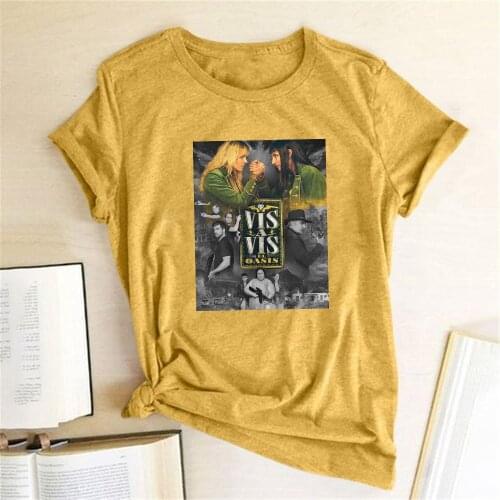 New HOt Spain TV Series Women T-shirt Vis A Vis Print T-shirt Casual Women Short Sleeve Summer Tee Top Women Clothes Ropa Mujer