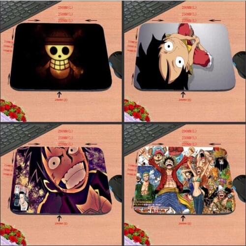 Customized Japanese Anime One Piece Monkey D. Luffy amer aming Soft Mouse Mat PC Computer Mouse Pad amer Desk Mats to Mouse