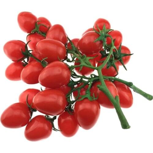 19cm Artificial Tomato Fake Fruit Vegetable Realistic PU For Kitchen Ornament House Wedding Home Decoration