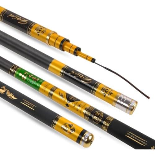 Carbon Fishing Rod 6H 19 Tune Super Hard Taiwan Fishing Olta Black Pit Carp Wedkarstwo Olta Spinning Rod Tilapia Angeln Hand Rod