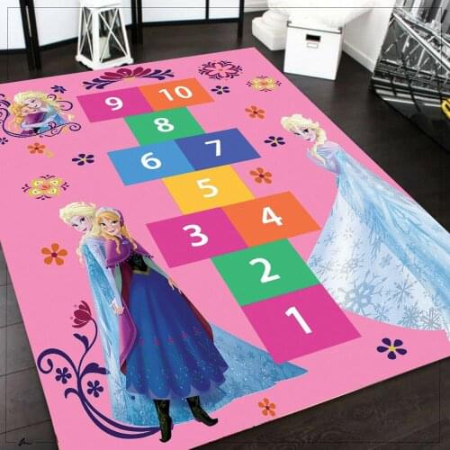 Elsa And Anna 5 Patterned Carpet ,Non Slip Floor Carpet,Teens Carpet,Turkish Rug