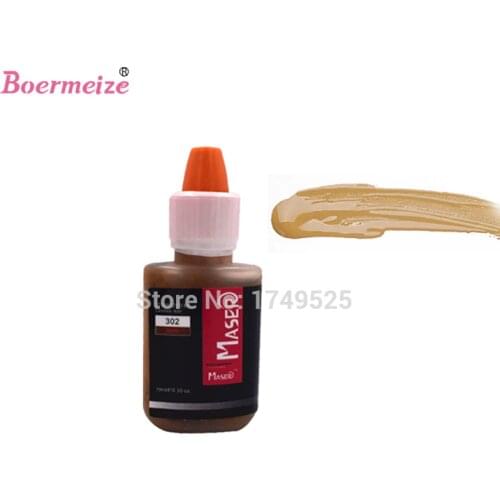 MakeupTattoo Inks 1 Bottle 302 TAUPE 10ML Professional Permanent Makeup Eyebrow Lip Tattoo Micro Mix Pigment Ink for Eye