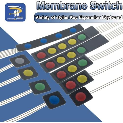1 2 3 4 5 Key Button Membrane Switch Matrix Array Keyboard Keypad Control Panel Pad DIY Kit For Arduino Smart Car
