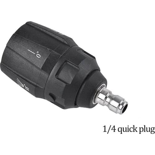 5-in-1 Nozzle High Pressure Washer G1 / 4 Male Quick Connector Adapter Car Washing Gun Nozzle Automobile Maintenance
