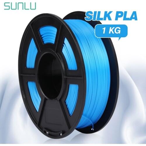 SUNLU PLA Silk 3D Printer Filament 1.75mm 1kg Dimension Accuracy +/-0.02mm Neat Winding 3d Printing Filament