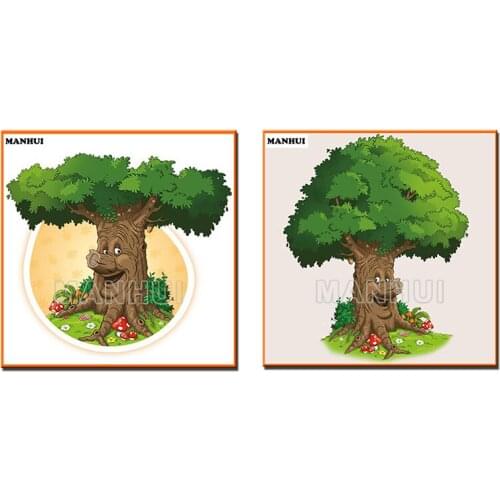 New DIY Diamond Cross Stitch Picture Rhinestone Full Square and Round Diamond Mosaic Strange tree Series MH264