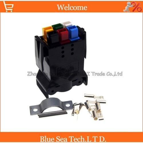 New 6Pin 30A 600V 6Pin /Pole/Wire male PCB Power Connector module Battery Plug kits for UPS forklift electrocar ect