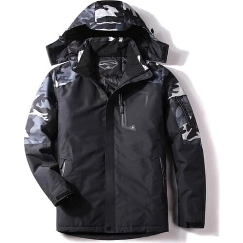 Winter Parka Jackets Men Casual Warm Thick Waterproof Jacket Parkas Coat Windproof Camouflage Outwear Brand Clothing ropa hombre