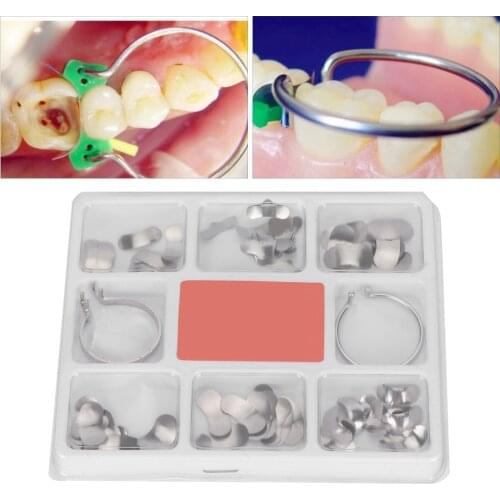 Dental Metal Sectional Mold Teeth Filling Full Kit for Teeth Replacement