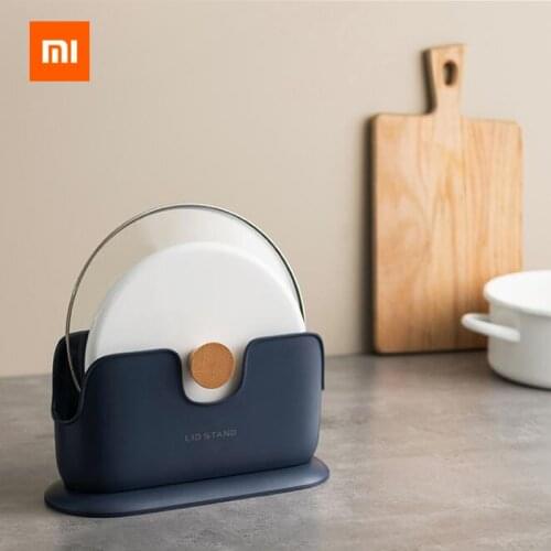 Xiaomi Wuming Household pot cover rack Non-slip design long sealed bottom to prevent water leakage Punch-free and nail-free