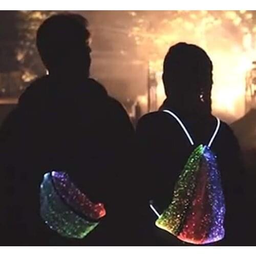 LED cool luminous backpacks women city smart version APP control women sports backpack men fashion travel bag capacity unisex